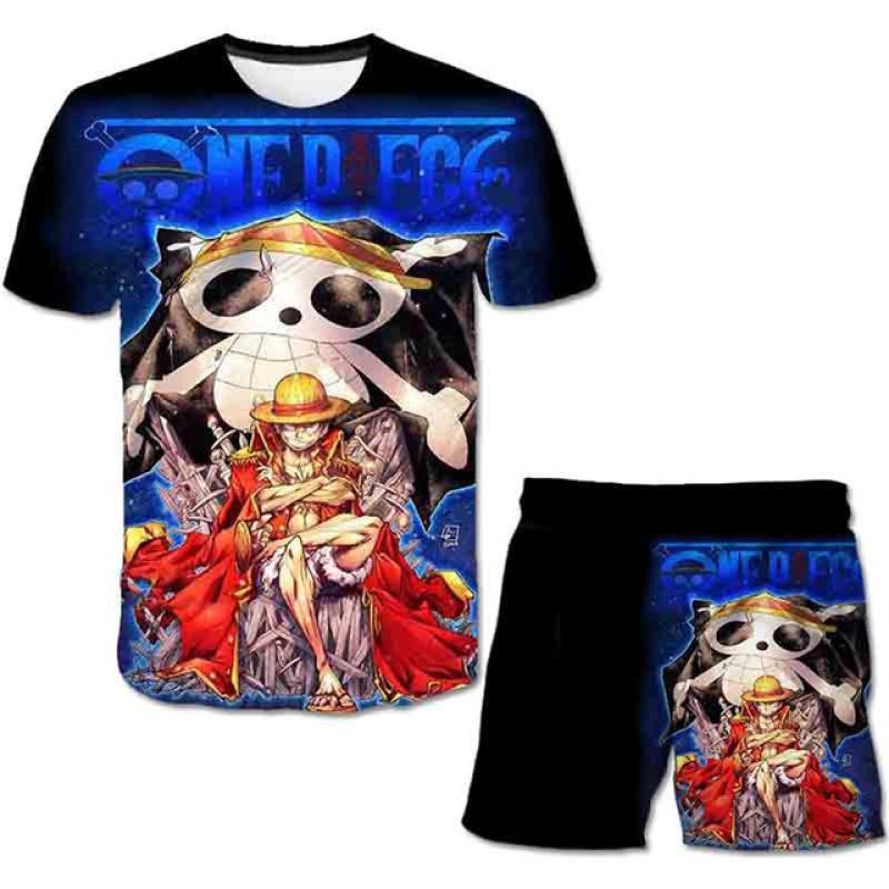 Модная 3D одежда, детский комплект из 2 предметов с принтом Наруто + шорты, брючная одежда, одежда для детей 4–14 лет, костюм с короткими рукавами для мальчиков, наряд