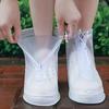 Waterproof Shoe Cover PVC Sport Rain Boot with Layer Non-slip Material Wear-resistant Thick Shoes Unisex 1 Pair