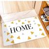 Home Crystal Velvet Floor Mat Door Mat Bedroom Kitchen Toilet Foot Mat Bathroom Absorbent Non-slip Mat