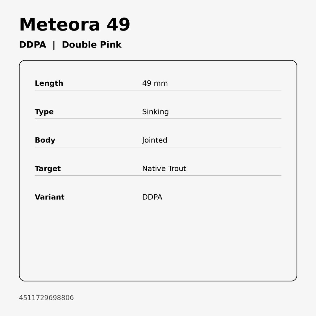 Jackson Meteora 49 Составная тонущая приманка DDPA (8806)