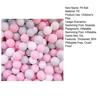 100Pcs/Set Colorful Pit Ball 3 Colors Thickened PE Crush Proof BPA Phthalate Free Safe Indoor Outdoor Baby Toddler Kids Round Ocean Ball Pool Toy Kit