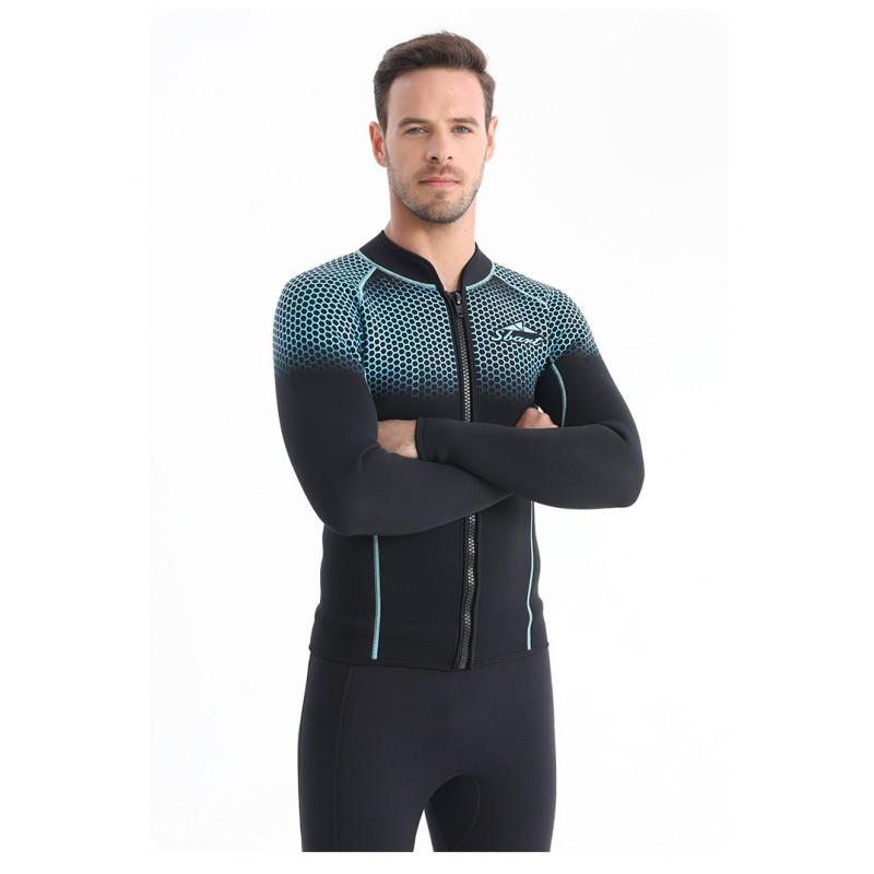 1.5mm Neoprene Wetsuit Women Winter Swimming Diving Surfing Thermal Insulated Separated Long Sleeve
