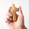 Palm Cross Olive Wood Smooth Hand Cross Wooden Prayer Cross Christ Ornaments Holding Crosses Religious Charm Necklace Pendant