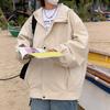 Повседневная куртка мужская весна и осень новый стиль мальчики модные топы с длинными рукавами спортивные свободные куртки для мужчин