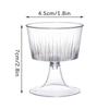 10PCS Disposable Plastic Dessert Cup Ice Cream Cup Small Wine Cup Plastic Dessert Cup Perfect for Fruit Ice Cream Pudding