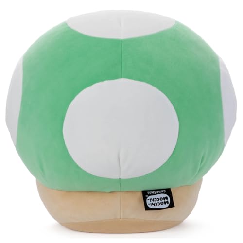 Такара Томи Артс (ТАКАРАТОМИ ИСКУССТВА) Супер Марио Mocchi-Mocchi-GameStyle 1UP Гриб Плюшевая Игрушка, Высотой Примерно 35 см