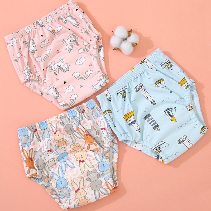 Infant Baby Training Pant Washable Reusable Cotton Diaper for Toddler Baby Boy Girl Spring Summer Breathable Diaper 8-20KG Nappy