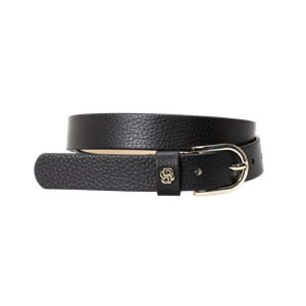 Boss Scarlet Monogram Cow Leather Belt