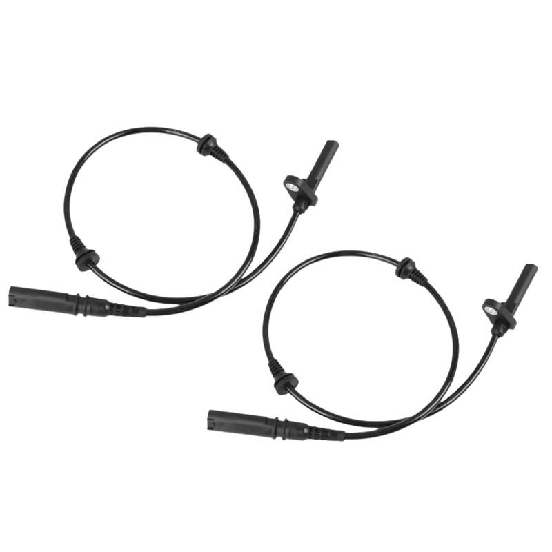 2PCS Front Left and Right ABS Wheel Speed Sensor 34526771776 For BMW E70 F15 F85 E71 E72 F16 F86 X5 3.0si xDrive35i xDrive40i