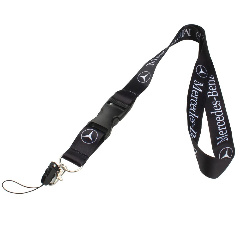CSF1 Lanyard for Car Keys ID Holders Cell Phone Neck Straps car keychain For Mercedes Benz AMG C E S ML GLK GLE GLS GLC SLK W177 W176