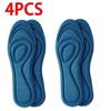 2Pcs/4Pcs Memory Foam Insoles Anti-bacterial Anti-odor and Breathable Insoles Man Sports Shoes Outdoor Sports Running Insoles
