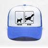Funny Belgian Malinois Your Dog My Dog Maliraptor Maligator Streetwear Unisex Baseball Cap summer mesh breathable Snapback hats