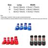 4 pieces/set Waterproof Pet Socks Booties Warm Anti-Slip Dog Foot Covers Wear Resistant Soft Sole Dog Socks Shoes