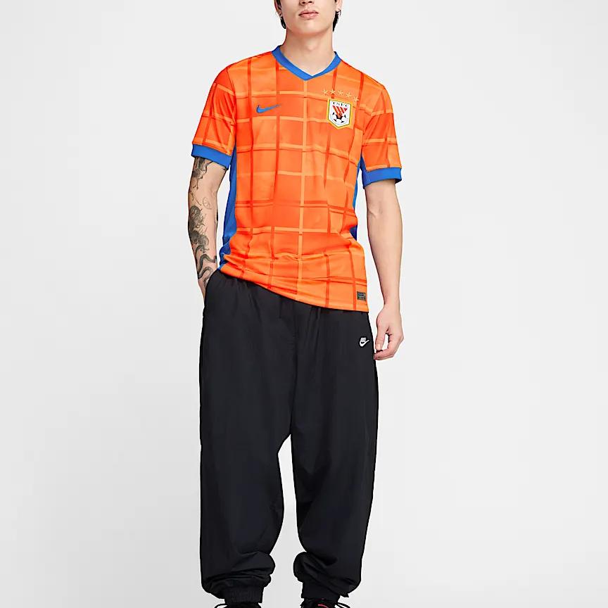 Nike Dri Fit Soccer Jersey Men's Eye Catching Orange/Royal Blue/Royal Blue HM6171-819