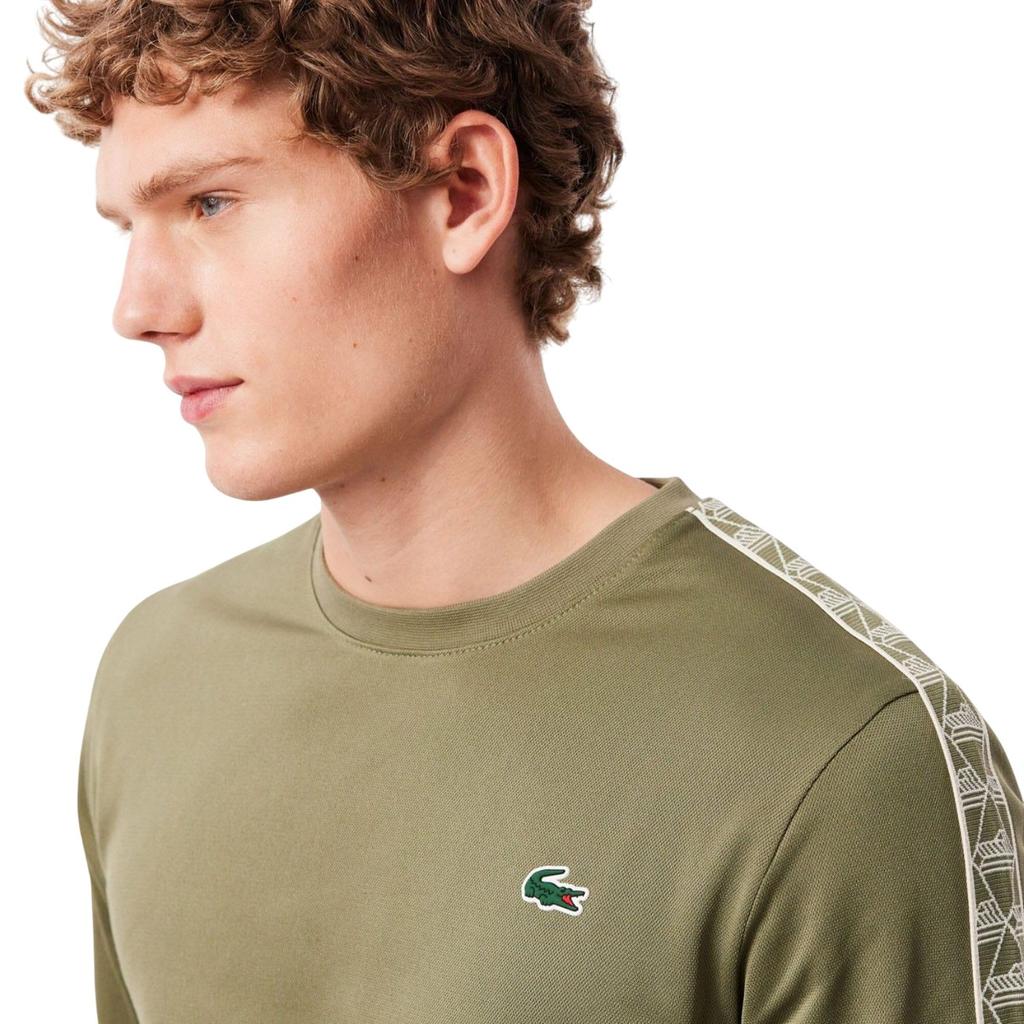 Lacoste Mens Interlock Jacquard Tennis Sweatshirt