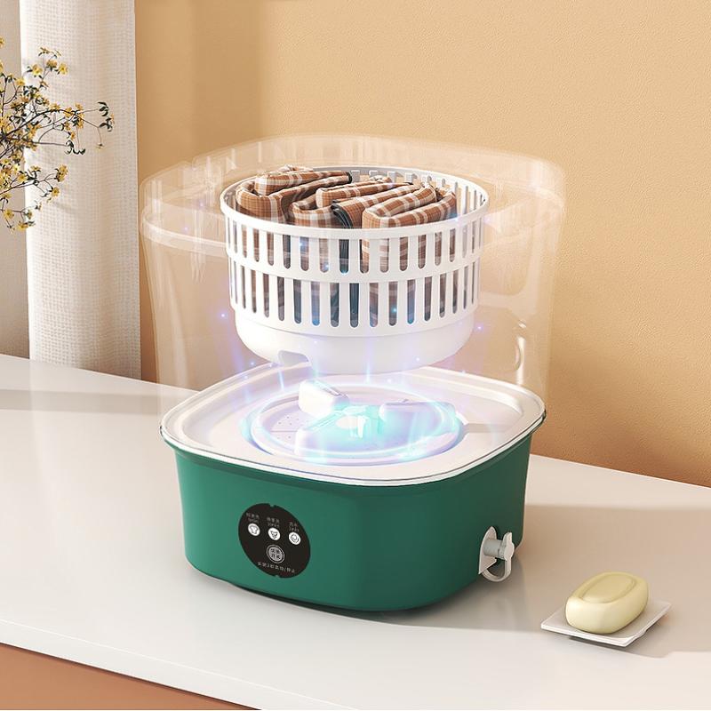 Компактная мини-стиральная машина для нижнего белья Портативная машина для очистки кемпинга на открытом воздухе