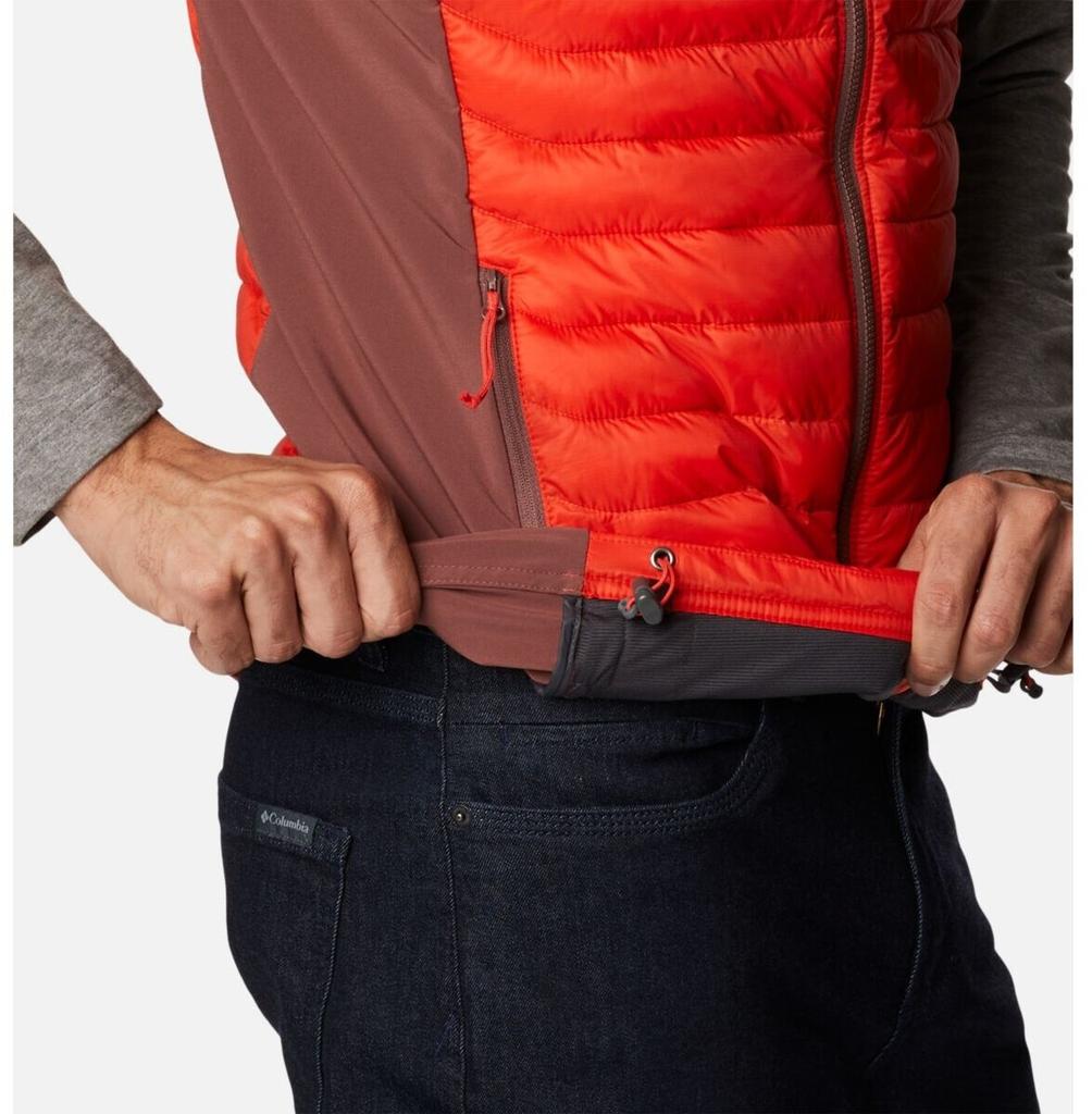 Мужская куртка Columbia Powder Pass Vest (1842414) пряный/светлый изюм