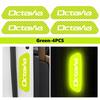 Car Door Stickers Universal Safety Warning Mark High Reflective Tape Sticker For Skoda Superb Octavia Rapid Kodiaq Kamiq Karoq