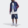 adidas Оригинальные спортивные куртки с мультяшным принтом Kerwin Frost и воротником-стойкой с логотипом, мужские куртки синего цвета H66305