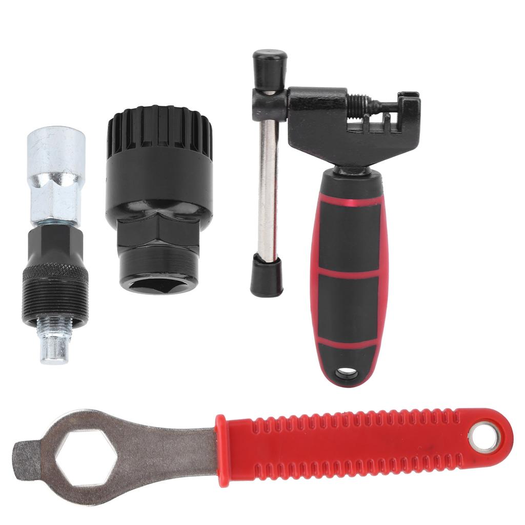 Набор инструментов для ремонта велосипеда Гаечный ключ Кусачки для цепи Съемник шатунов Съемник каретки Черный