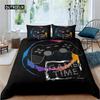 Комплект постельного белья с геймпадом размера «Квин» Пододеяльник Креативный черный Комплект чехлов для одеяла из полиэстера Покрывало 2/3 шт.