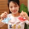 12/23CM Cute Dolphin Plush Hand Circle Stuffed Toys Cute Keychain Pendant Bracelet Decor Accessories Mini Doll Keyring