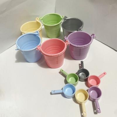 Мини Кухонная Утварь Детская Кухня Игровой Домик Игрушки Пляжное Портативное Ведро Совок Хранение Суккулент Глиняный Цветочный Горшок