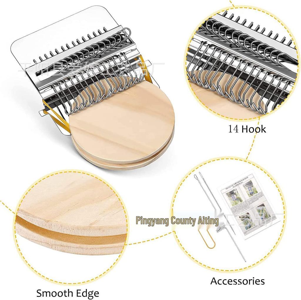 Compact Cross-Border Darning Loom - Personalized Mini Knitting Machine Tool for Handmade Creations