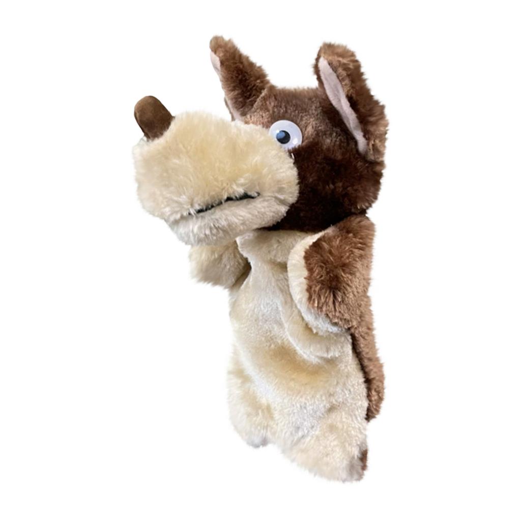 Несколько игрушек-марионеток в виде животных, большие одинарные плюшевые перчатки, 9,8 дюймов, принадлежности для раннего образования в детском саду, кошки, коровы, львы, 1 шт.,