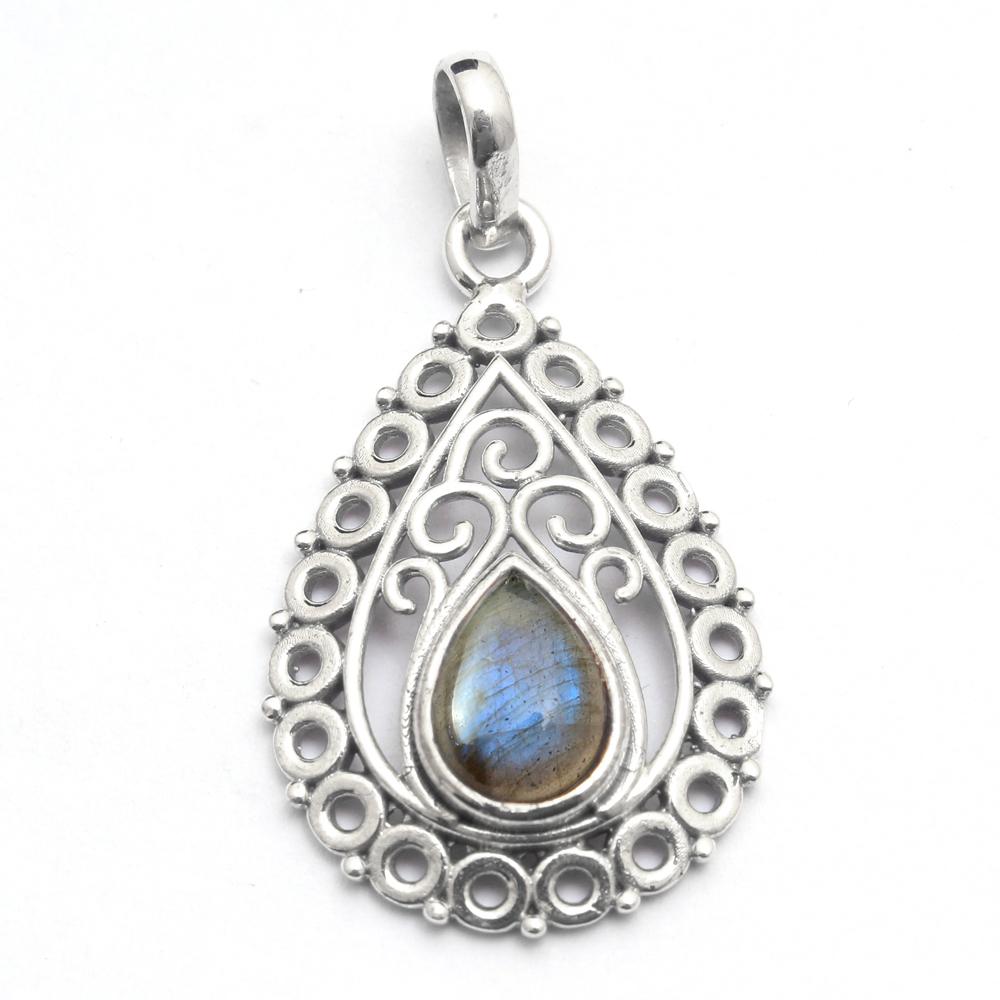 Подвеска из стерлингового серебра 925 пробы, Подвеска Рэйки, Ювелирные изделия с драгоценными камнями, Подвеска ручной работы, Филигранная подвеска, Серебряные украшения, Подвеска для исцеления кристаллами