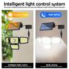 283/288LED Solar Powered Outdoor Light Motion Sensor with Remote Security Street Lamp Adjustable Waterproof Garage Garden Patio
