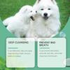 Pet Teeth Cleaning Powder Dental Powder For Fresh Breath Prevents Tartar And Plaque Build Up Natural Ingredients