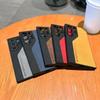 Чехол для телефона Color Collision Leather для Samsung Galaxy S25 S24 Ultra S23 S22+ Plus, защитная задняя крышка с защитой камеры