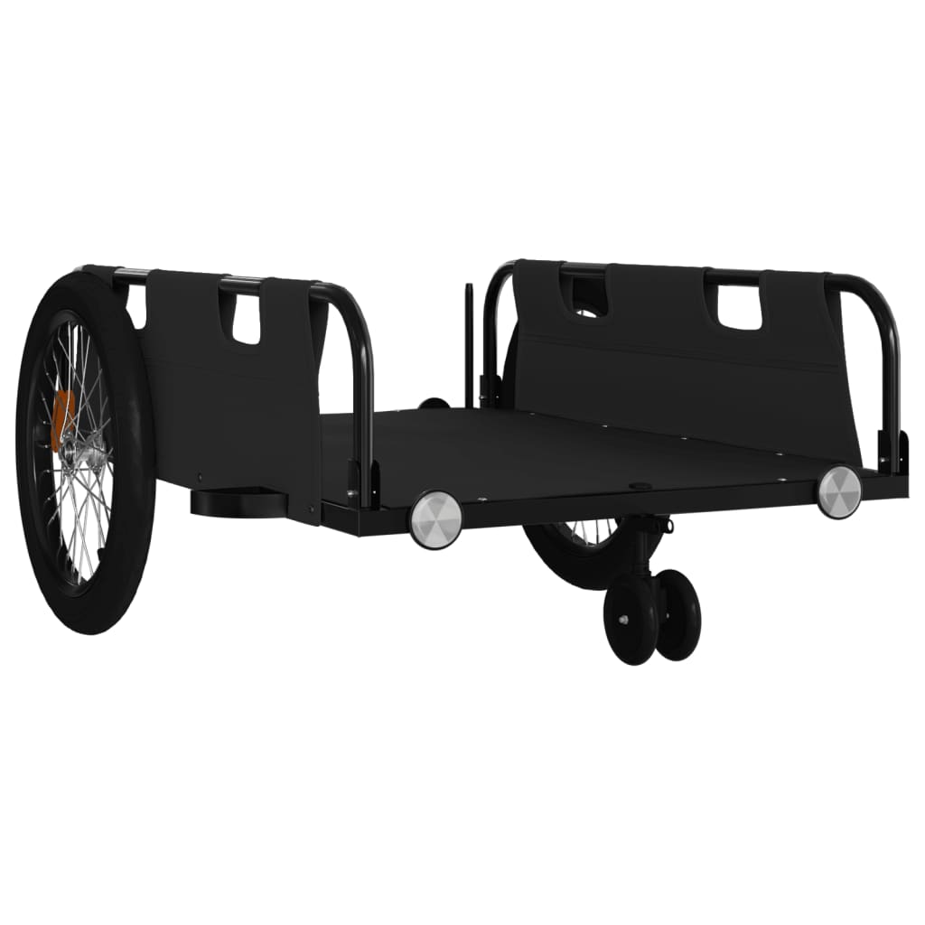 Bicycle Trailer Black Oxford Fabric and Iron