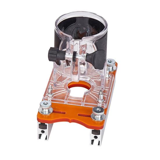 Деревообрабатывающий фрезер с базой 65 мм внутренний диаметр алюминиевый сплав 2 в 1 деревообрабатывающий ручной фрезер база для пазования криволинейной резки