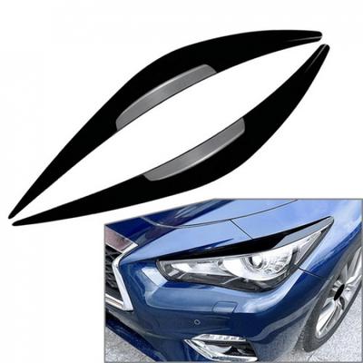 Накладки на фары 'Реснички' для Infiniti Q50 Q50S Q60 2014-23