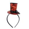 Kids Vintage Fascinator Top Hat Exquisite Glitter for Tea Party Children Costume Pillbox Hat Headwear for
