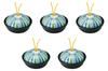 Set of 5 Tokusa Pattern Kaiseki Pots X Kaiseki Pots with Reinforced Lids for Direct Setomonohonpo (Medium) [15 8cm] Heat,