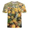 Kids Short Sleeve Tee 3D Watermelon Banana Durian Pineapple Graphic Summer Outdoor Daily Wear Top