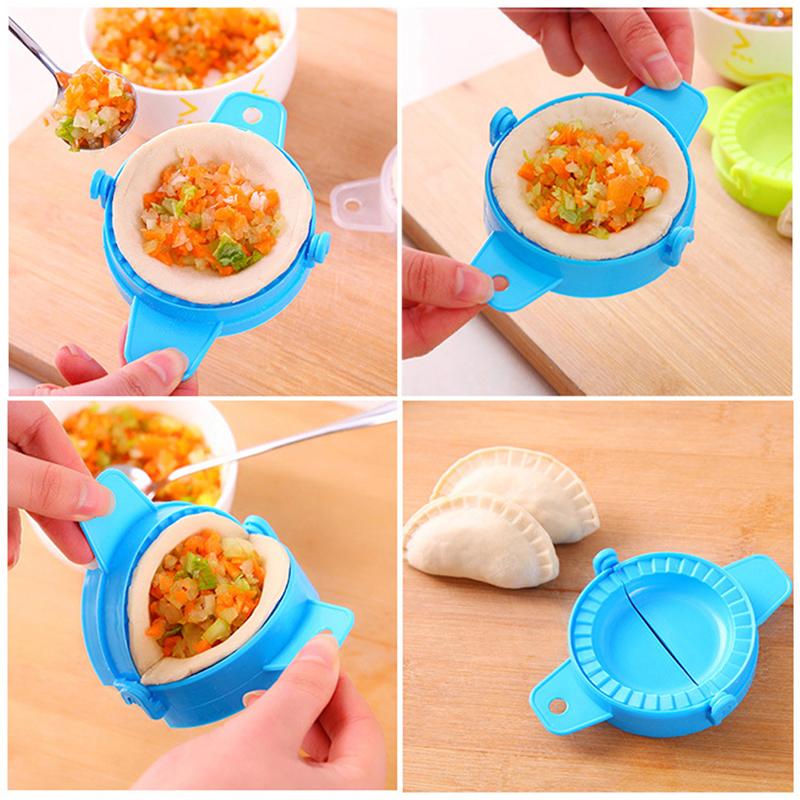 1 шт. пластиковые формы для пельменей Jiaozi Maker пресс для теста форма для пельменей, пирога, равиоли