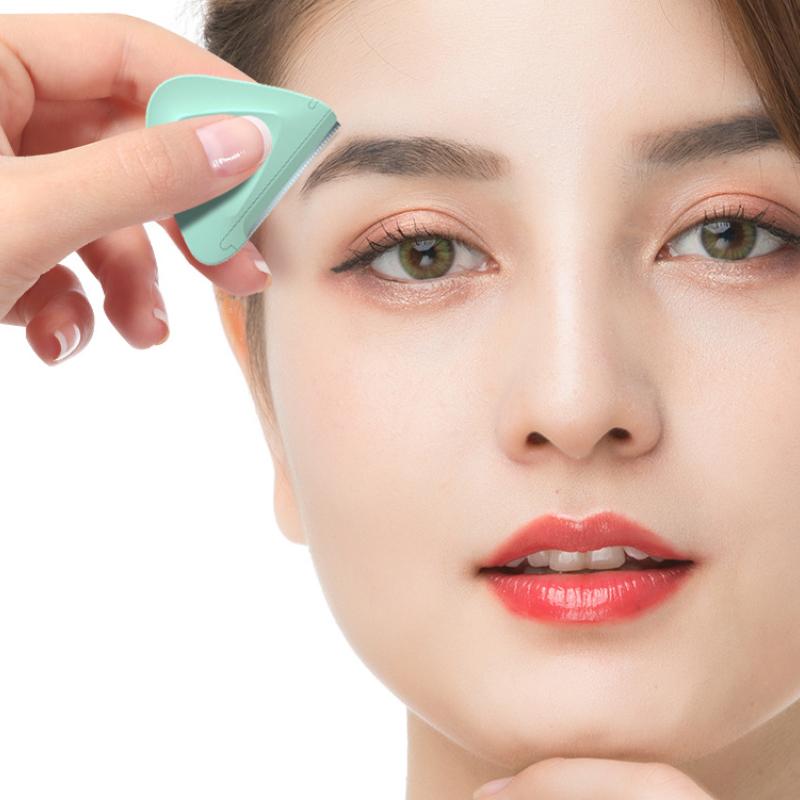 1/2 шт. портативный триммер для бровей, лезвия из нержавеющей стали, бритва для лица, бровей для женщин, формирователь бровей, средство для удаления макияжа, инструменты для красоты