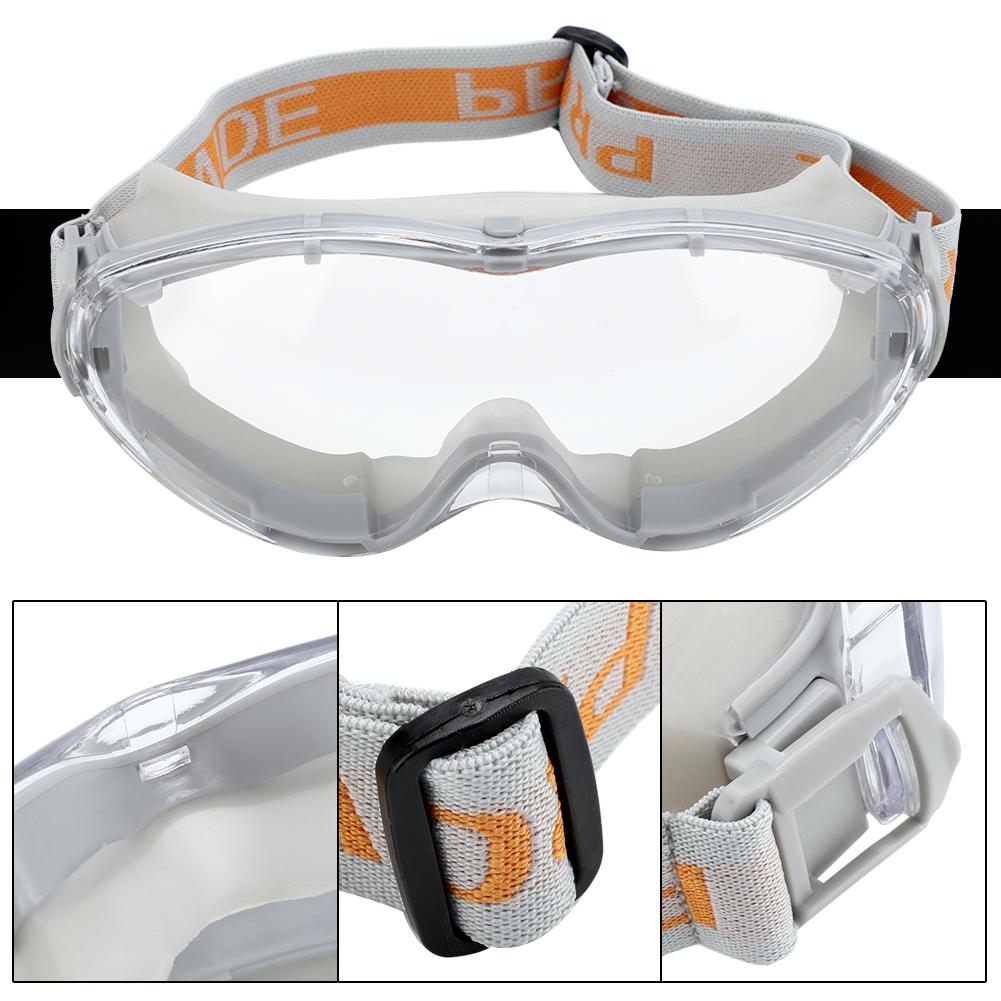 Safety Glasses Eye Protection Against UV Anti shock Working Protective Goggles (Grey)