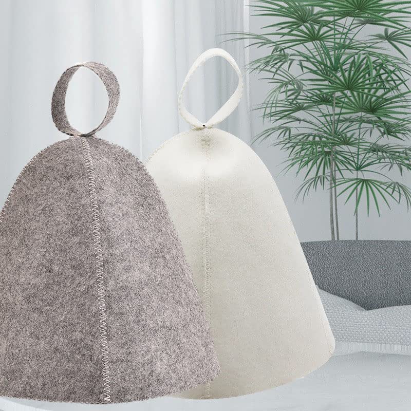 Samcos Sauna Set of Head Hair One Size Fits Unisex Hats, 2, High-Heat Resistant, Protection, Care, All,