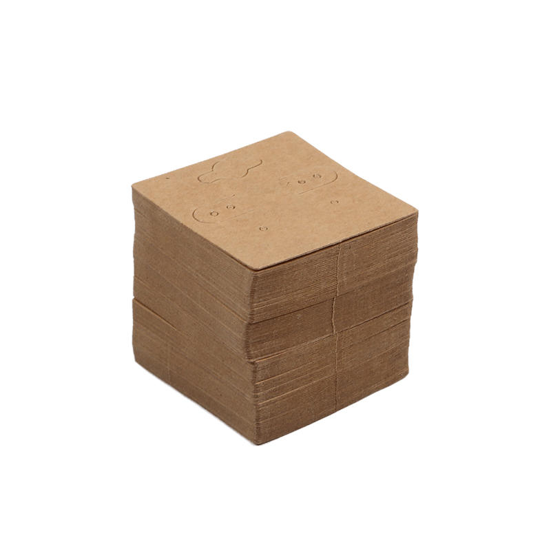 100 шт. пустая крафт-бумага ювелирная упаковка карты ожерелье серьги дисплей карты