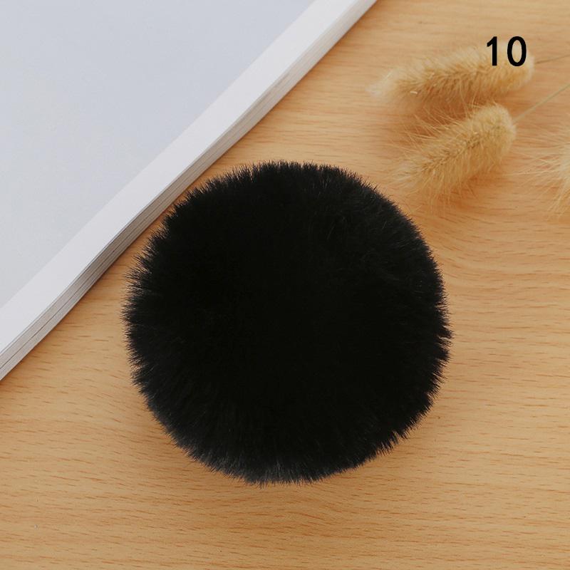 1 шт., пушистый 8 см, шарик из кроличьего меха, брелок для ключей, аксессуары, шляпа с помпоном «сделай сам», одежда, украшение для обуви