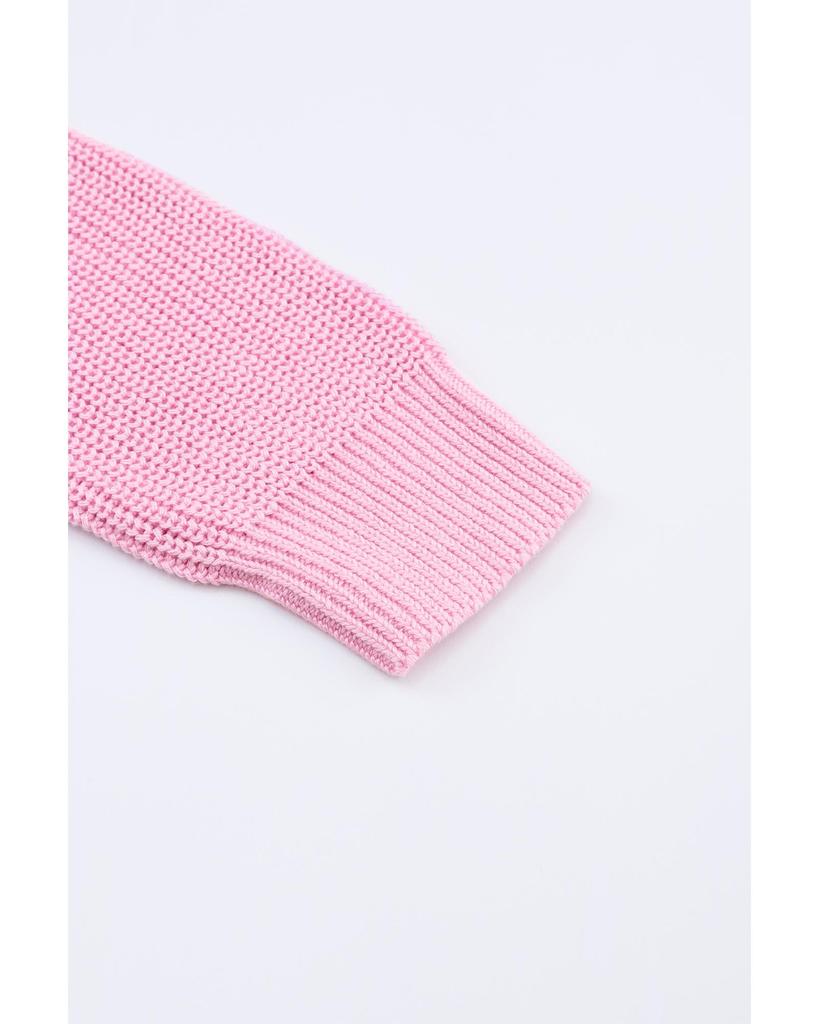 Azura Exchange Ribbed Knit V Neck Sweater