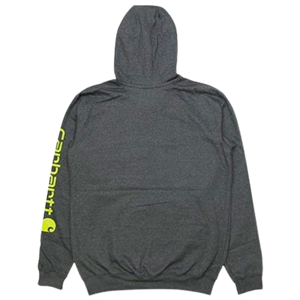 carhartt K288 XL Худи с капюшоном, с графическим логотипом и свободным кроем, мужское, Carbon_Heather(026) Соответствовать.