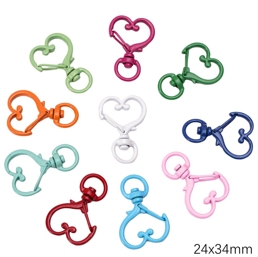 5-100 шт. Сплав Окрашенный спреем Брелок Брелок Карабин Кольцо для ключей Для DIY Ювелирных изделий Ключи Кошельки Украшения