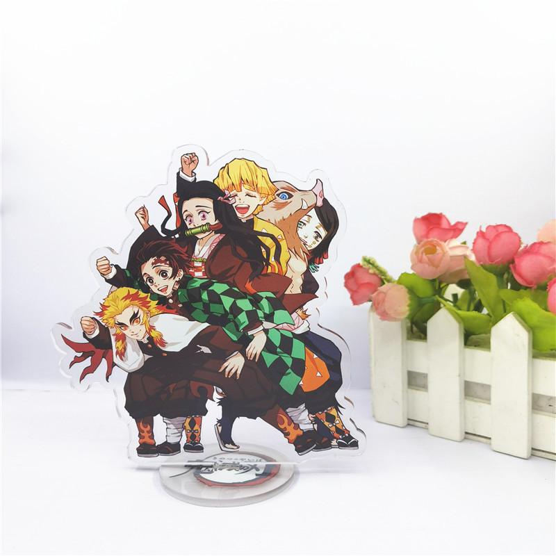 Акриловая подставка с изображением Танджиро и персонажей из «Истребителя демонов» — Идеально для украшения стола и в качестве подарка