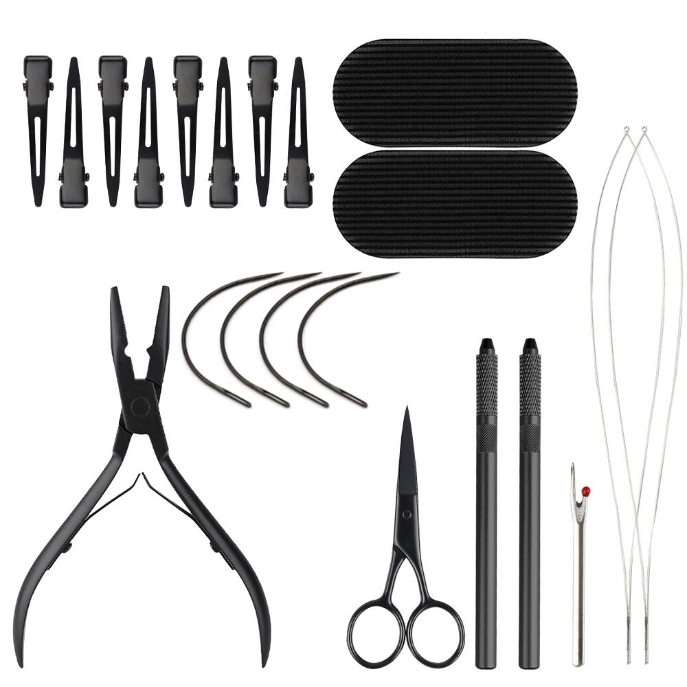 Weft Application Kits Hair Extension Pliers Kit Hair Extensions Hair Loop Tool Seam Ripper Microlink Pliers